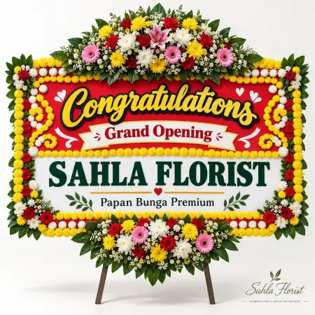 Papan Bunga Ucapan Selamat Malalayang