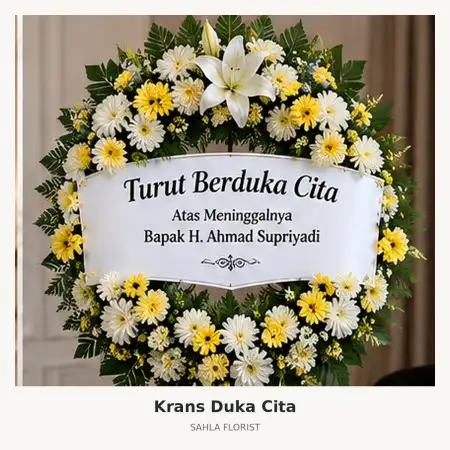 Krans Bunga Duka Malalayang